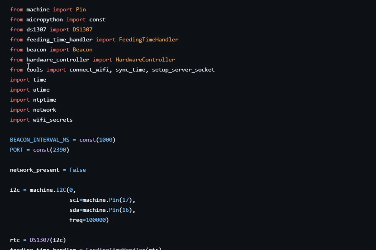 Automatische visvoeder